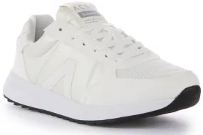 ACBC Lace up Trainer In White Comfort tested across extended activity durations Arch Comfort