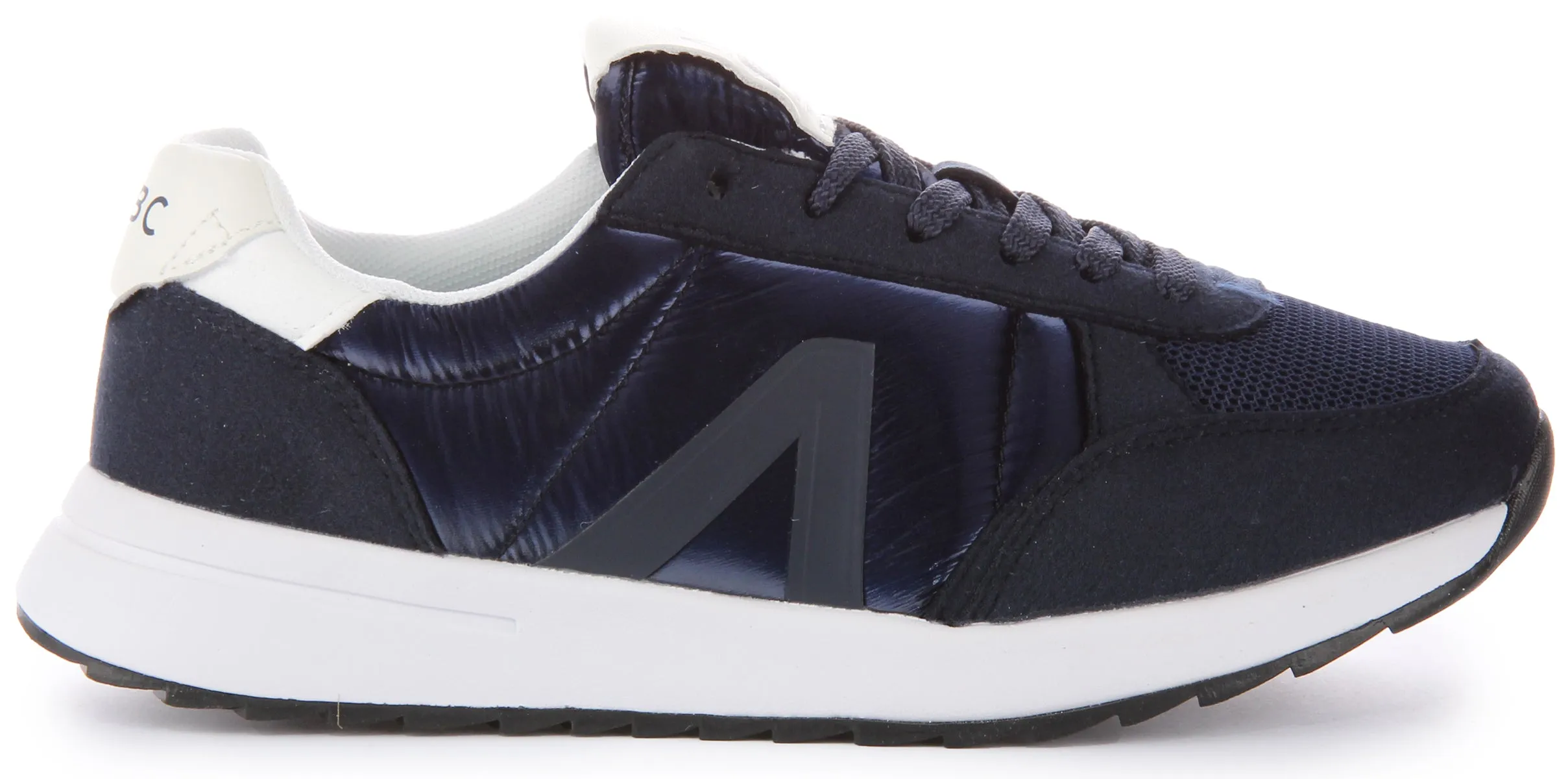 ACBC Lace up Trainers In Navy White Adaptive Base