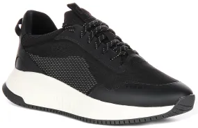 Boss Ttnm Evo Slon In Dark Blue For Men Neutral shape accommodates diverse foot types