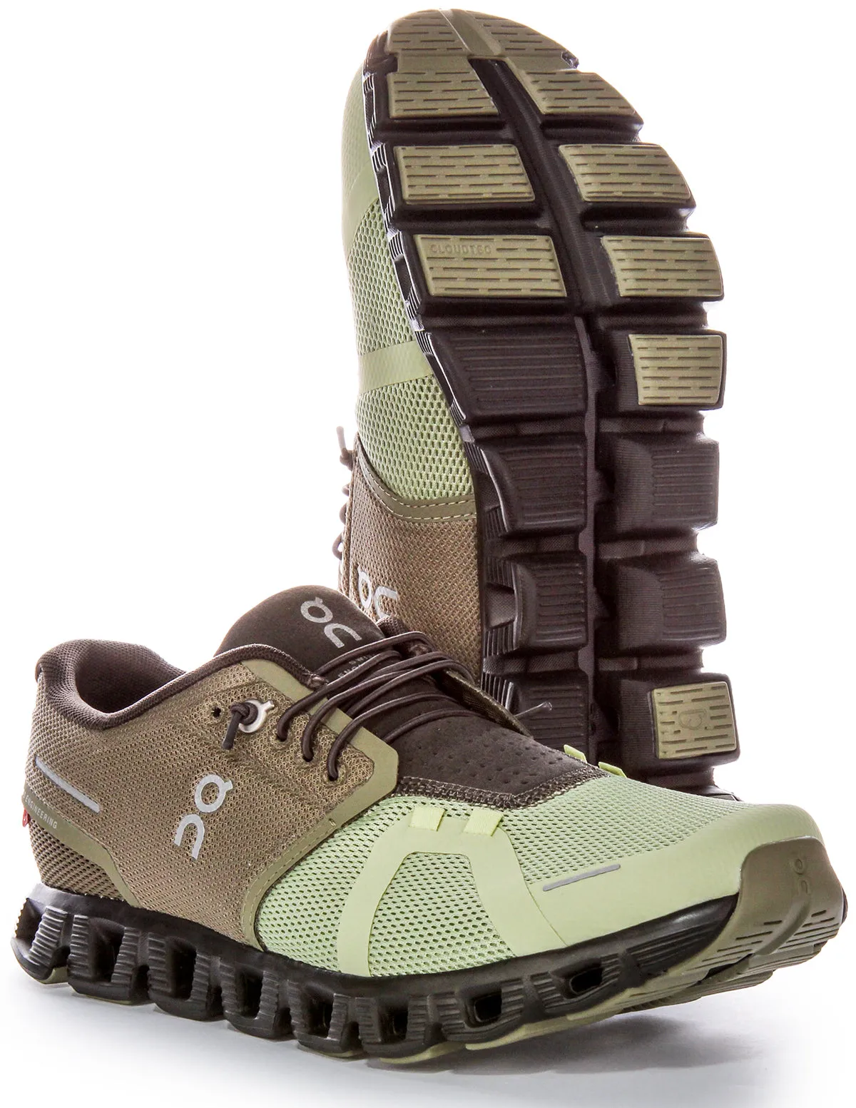 Active Flex On Running Cloud 5 In Olivegreen For Men