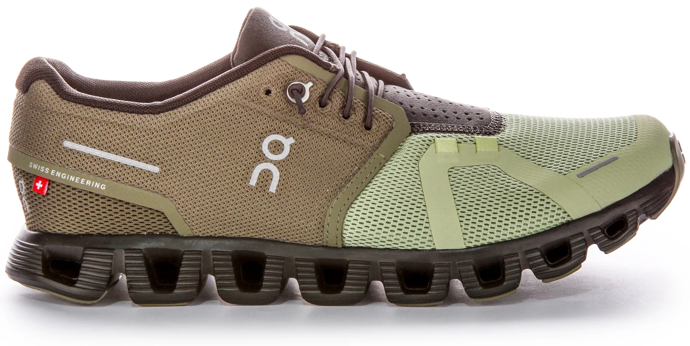Active Flex On Running Cloud 5 In Olivegreen For Men
