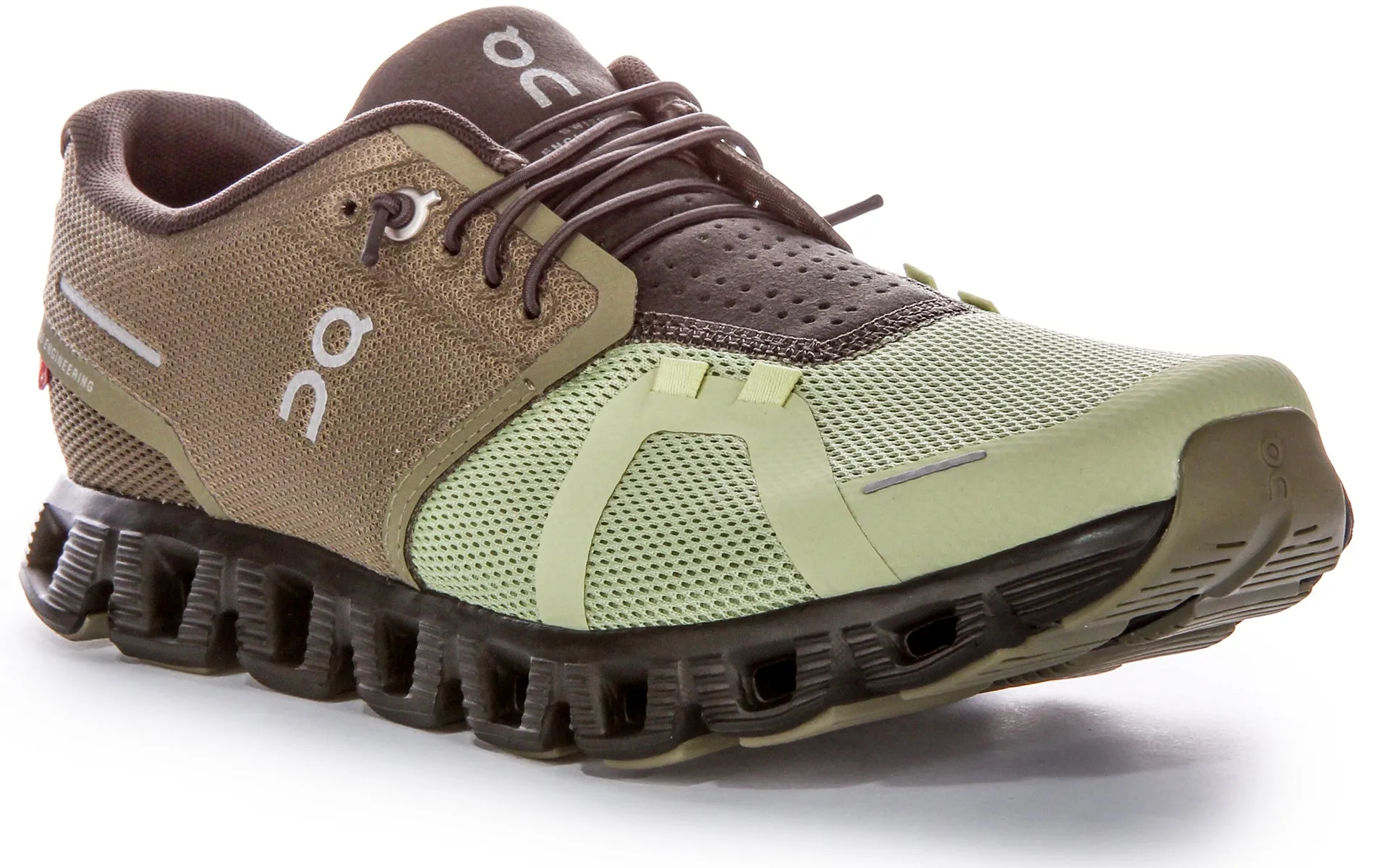 On Running Cloud 5 In Olivegreen For Men Move Flex Sweat Wicking