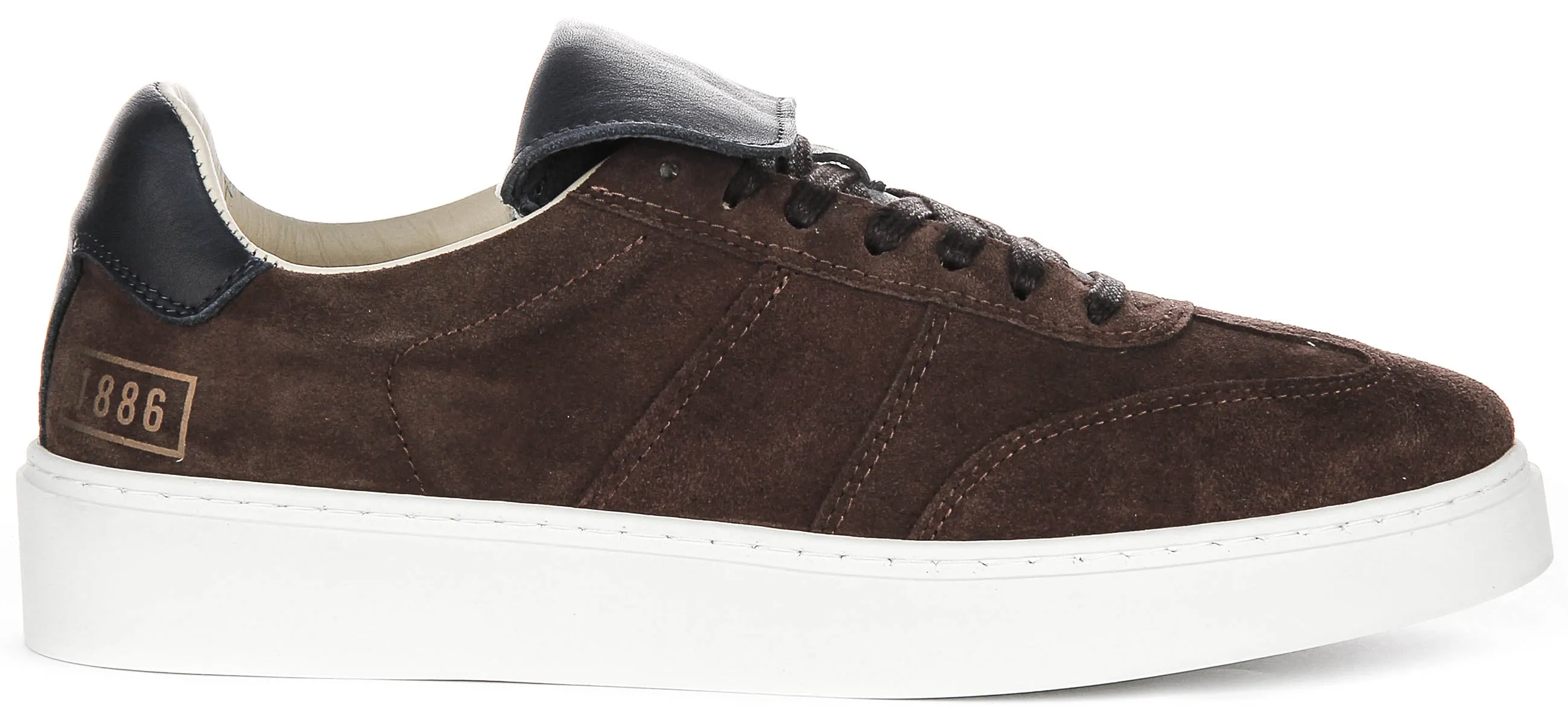 Active Flex Pantofola D'Oro Forte Low Suede In Brown Blue For Men