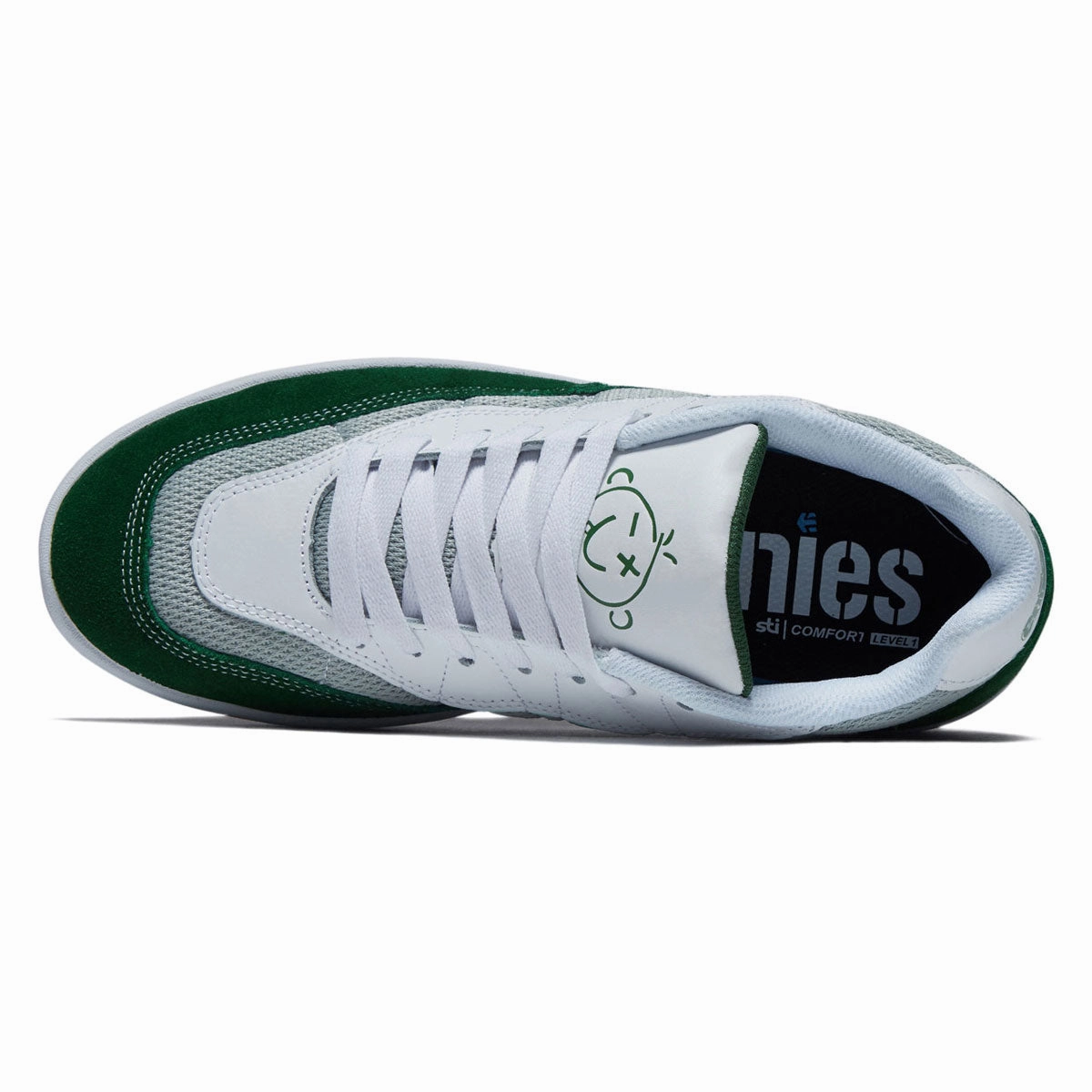 Active Fit Etnies Snake Shoes - Green/White/Grey