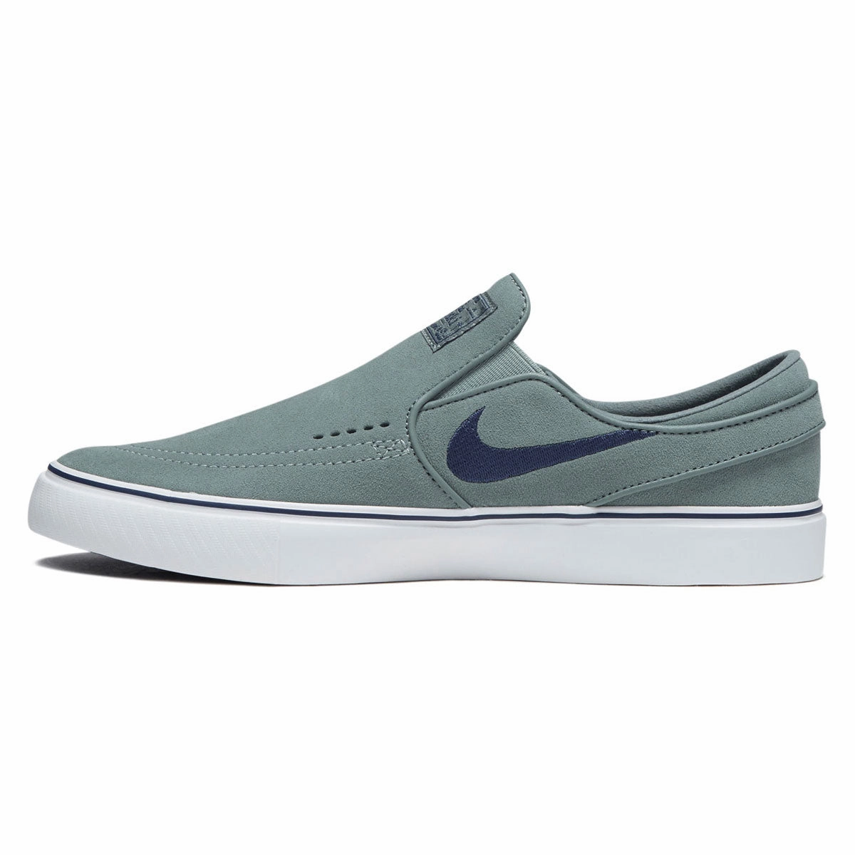 Active Fit Nike SB Janoski  Slip Shoes - Clay Green/Navy/Clay Green/Summit White
