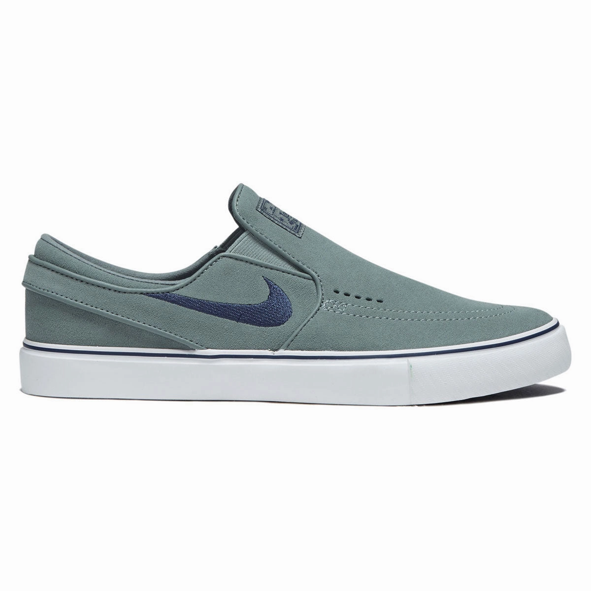 Relaxing Fit Weekend Walk Nike SB Janoski  Slip Shoes - Clay Green/Navy/Clay Green/Summit White