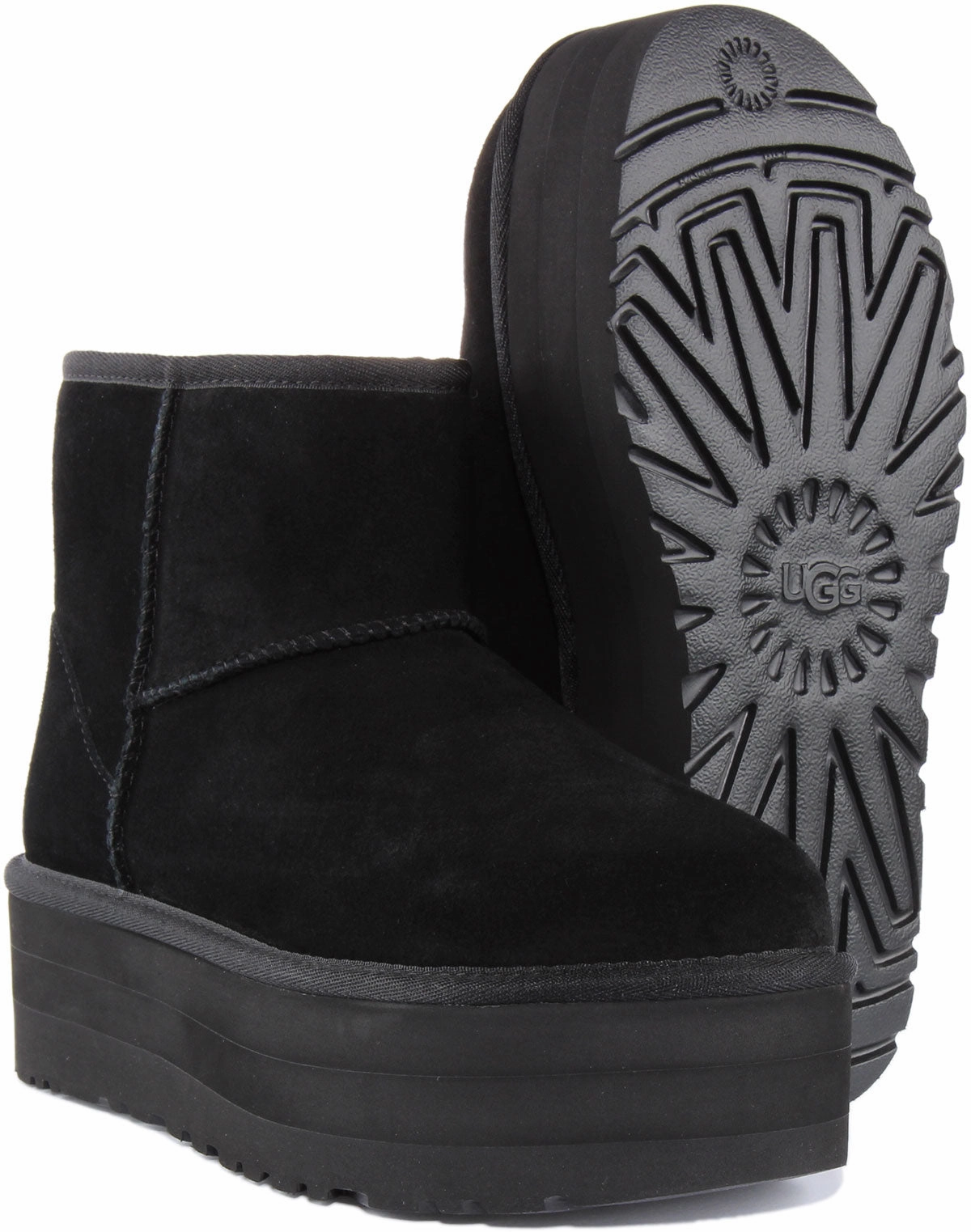 Active Flow Ugg Australia Classic Mini Platform In Black