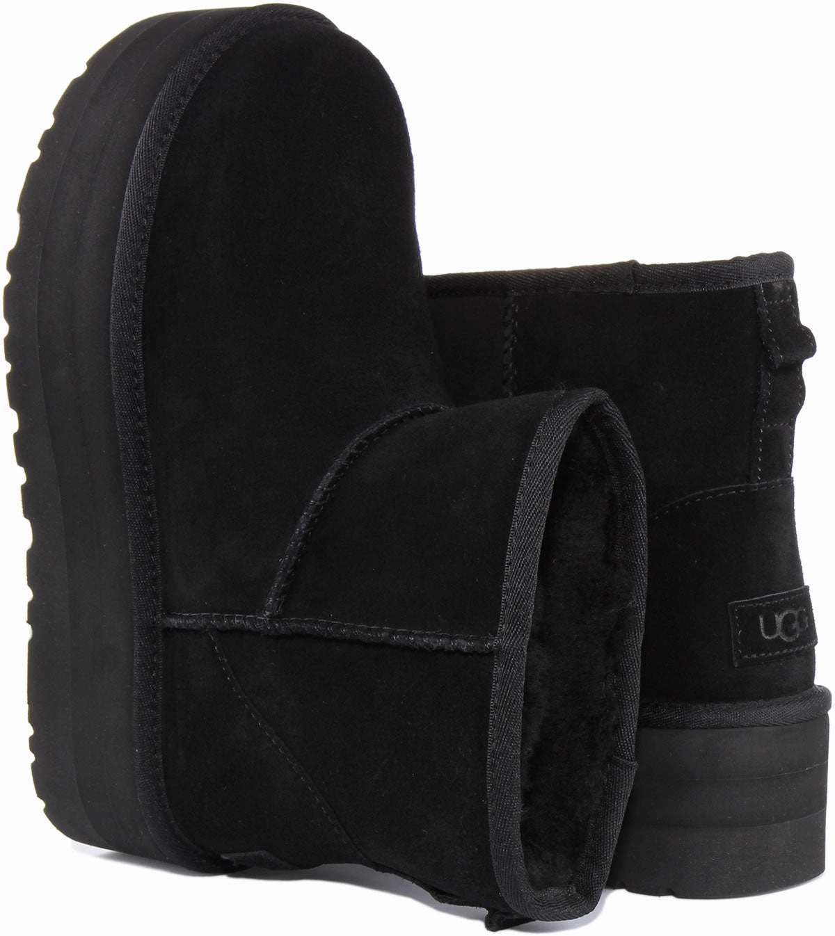 Active Flow Ugg Australia Classic Mini Platform In Black
