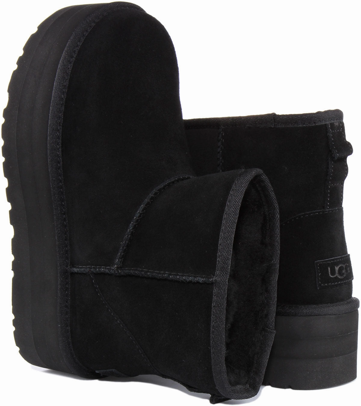 Active Flow Ugg Australia Classic Mini Platform In Black