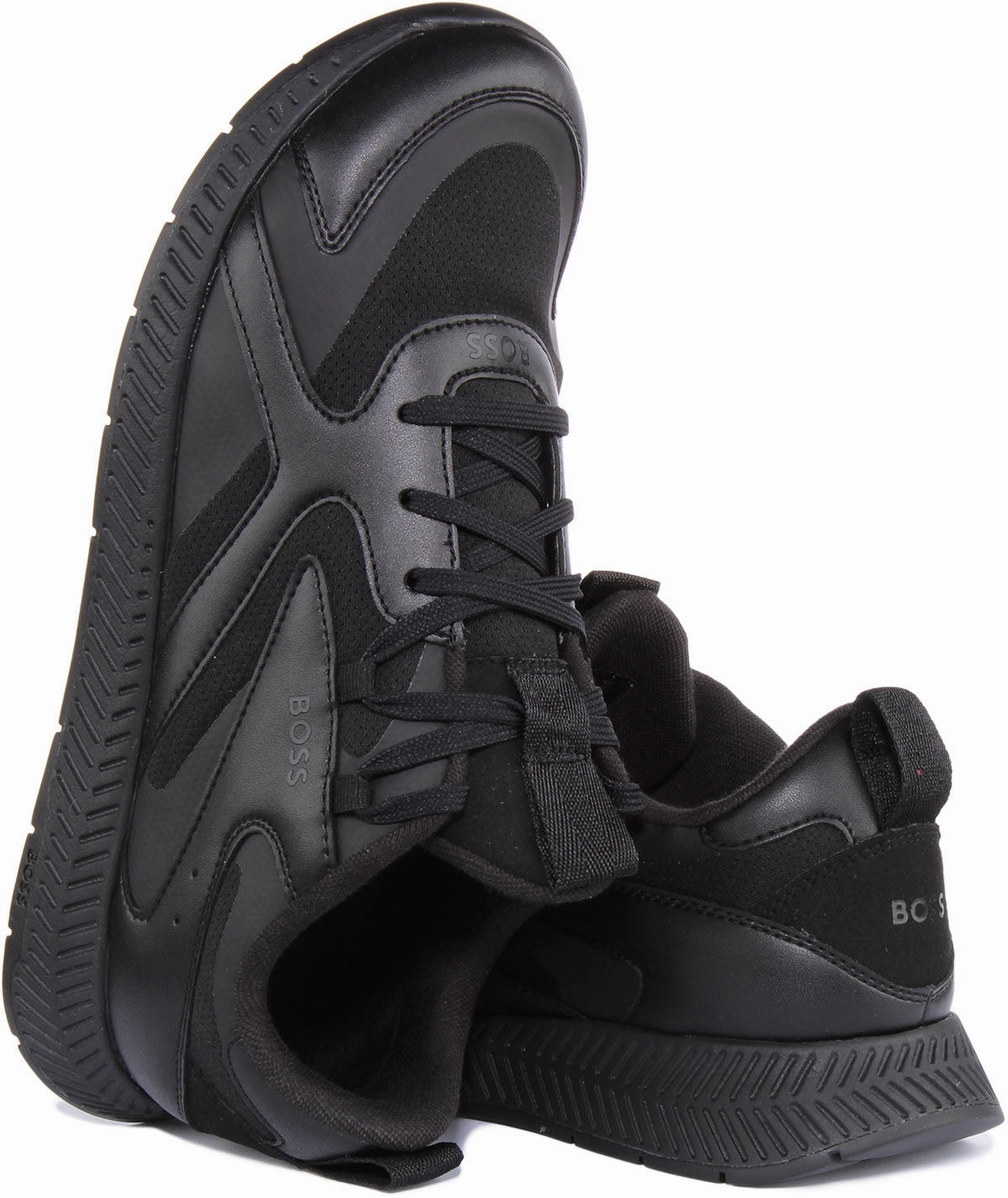 Active Foam Boss Titanium Runner In Black For Men