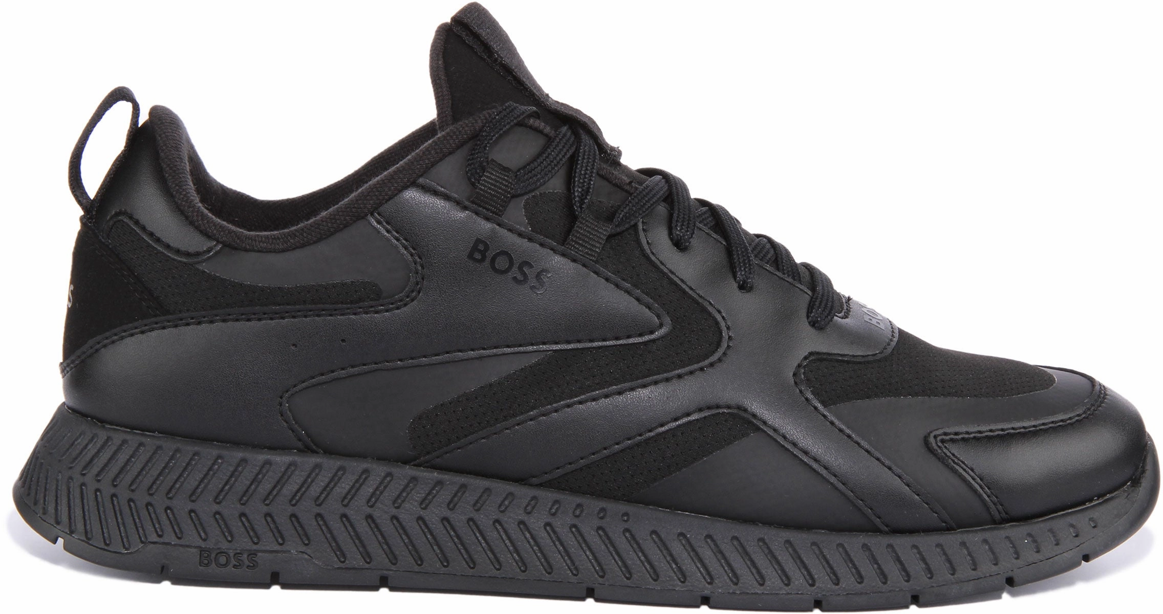 Active Foam Boss Titanium Runner In Black For Men