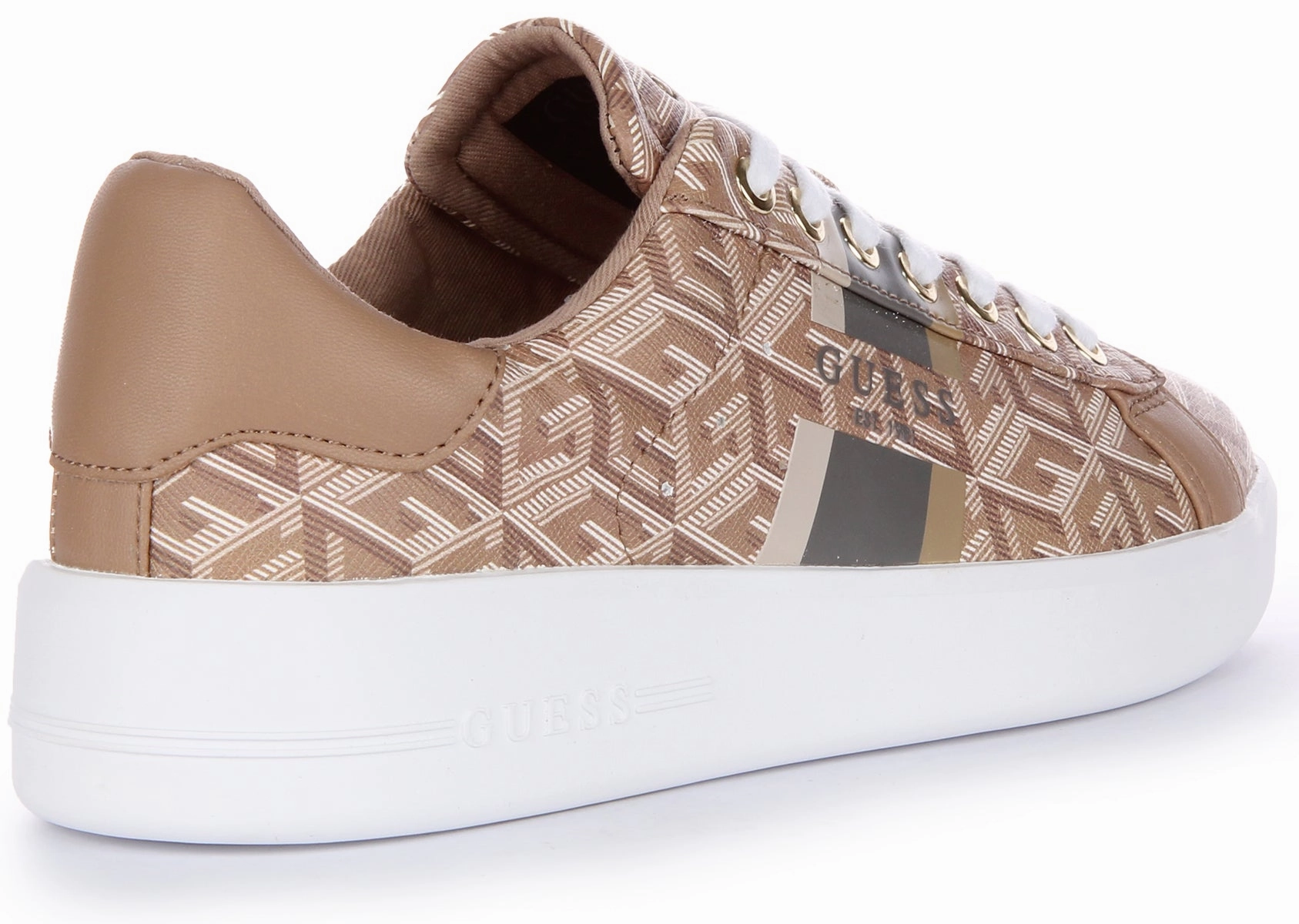 Active Frame Guess Reyhana G Cube Trainer In Taupe