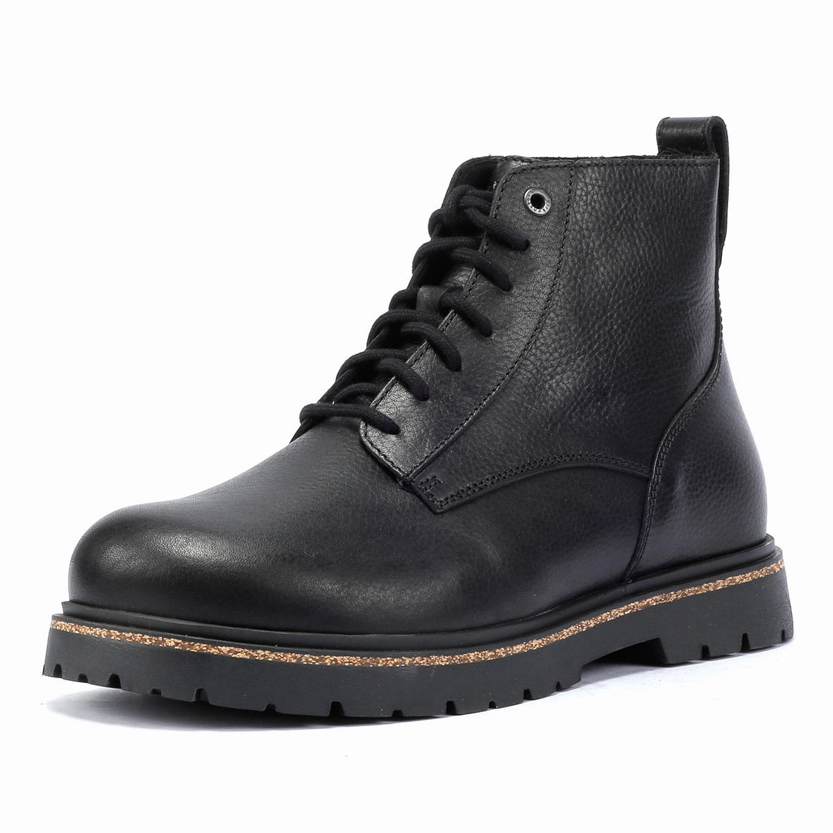 Active Motion Birkenstock Highwood Lace Mid Leather Men's Black Boots