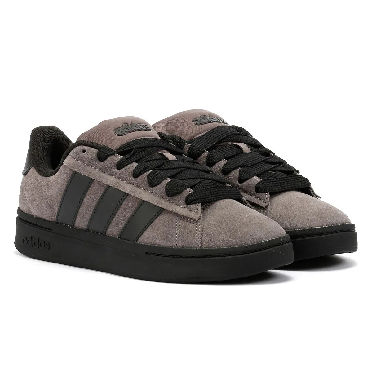 Adidas Grand Court Alpha 00s Charcoal/Black Trainers Lounge Fit
