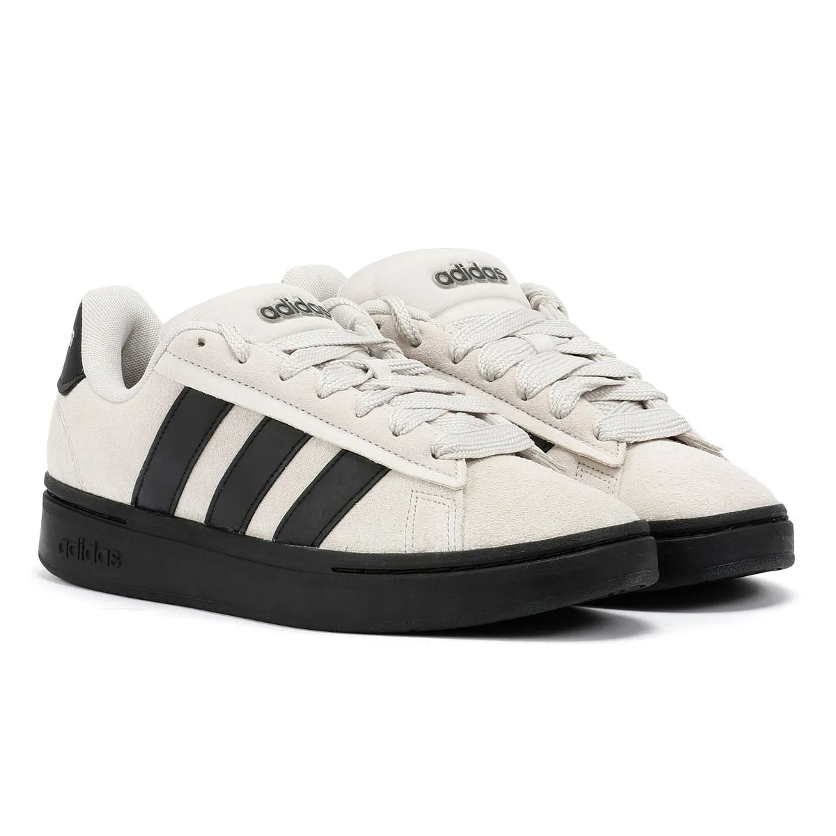 Adidas Grand Court Alpha 00s Grey/Black Trainers Even Pressure
