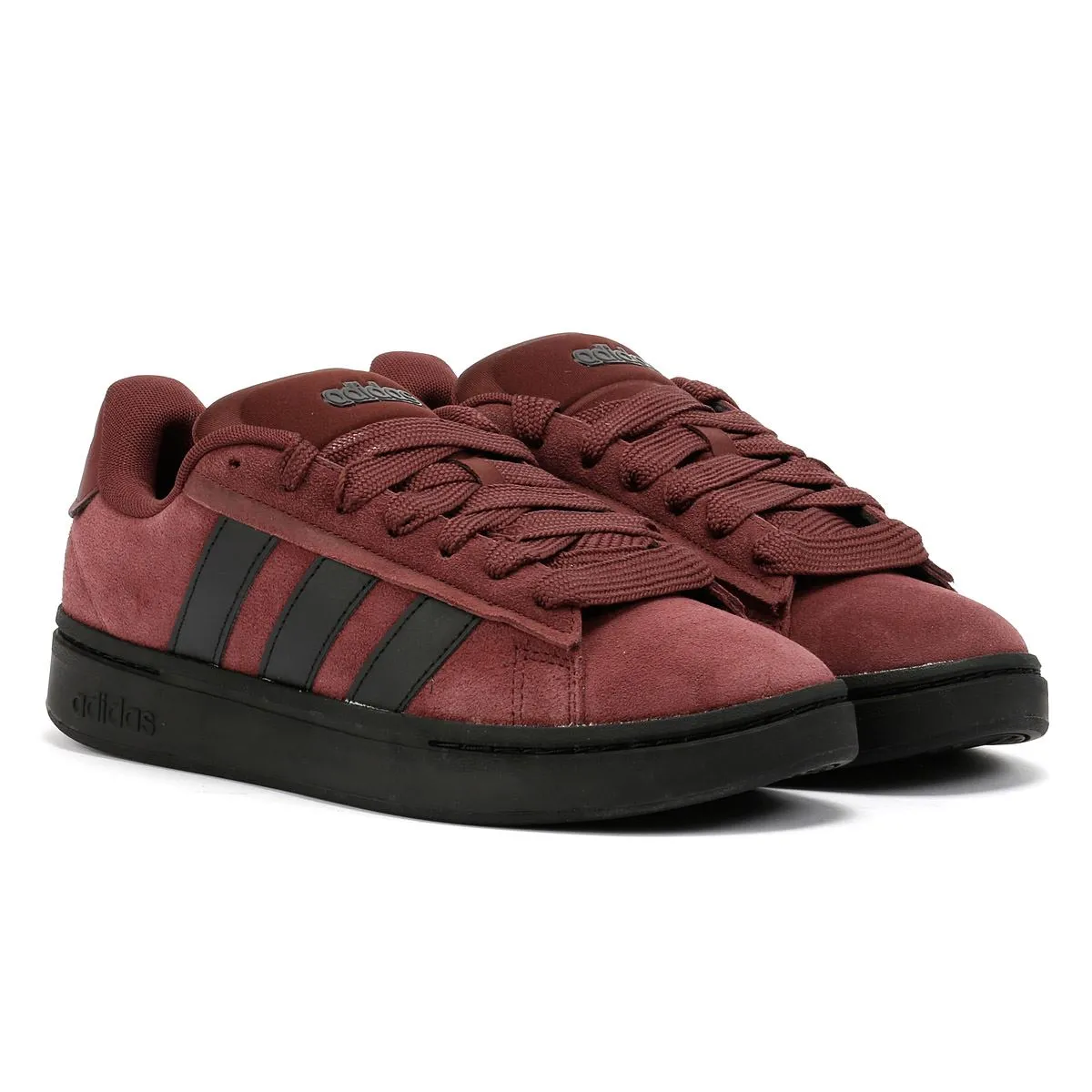 Adidas Grand Court Alpha 00s Men's Brown/Black Trainers slim cut