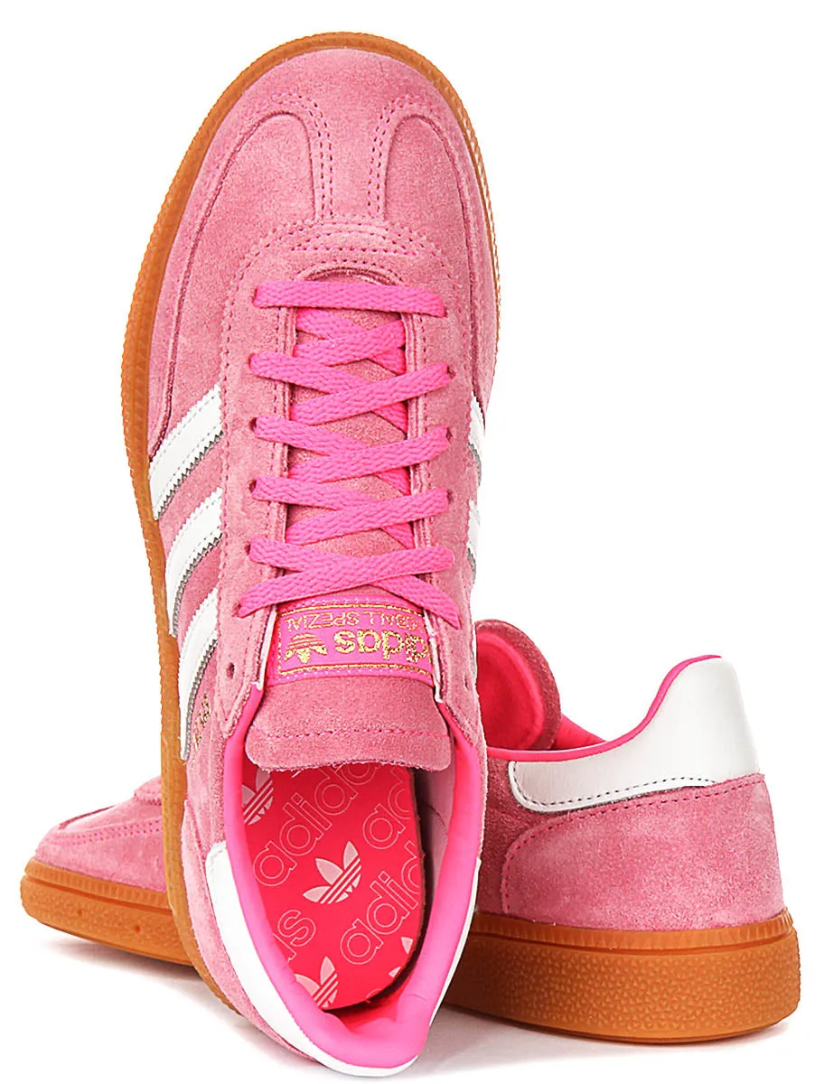 Adidas Handball Spezial In Pink White For Women Shock Flow