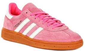 Clean Fit Ventilated Adidas Handball Spezial In Pink White For Women