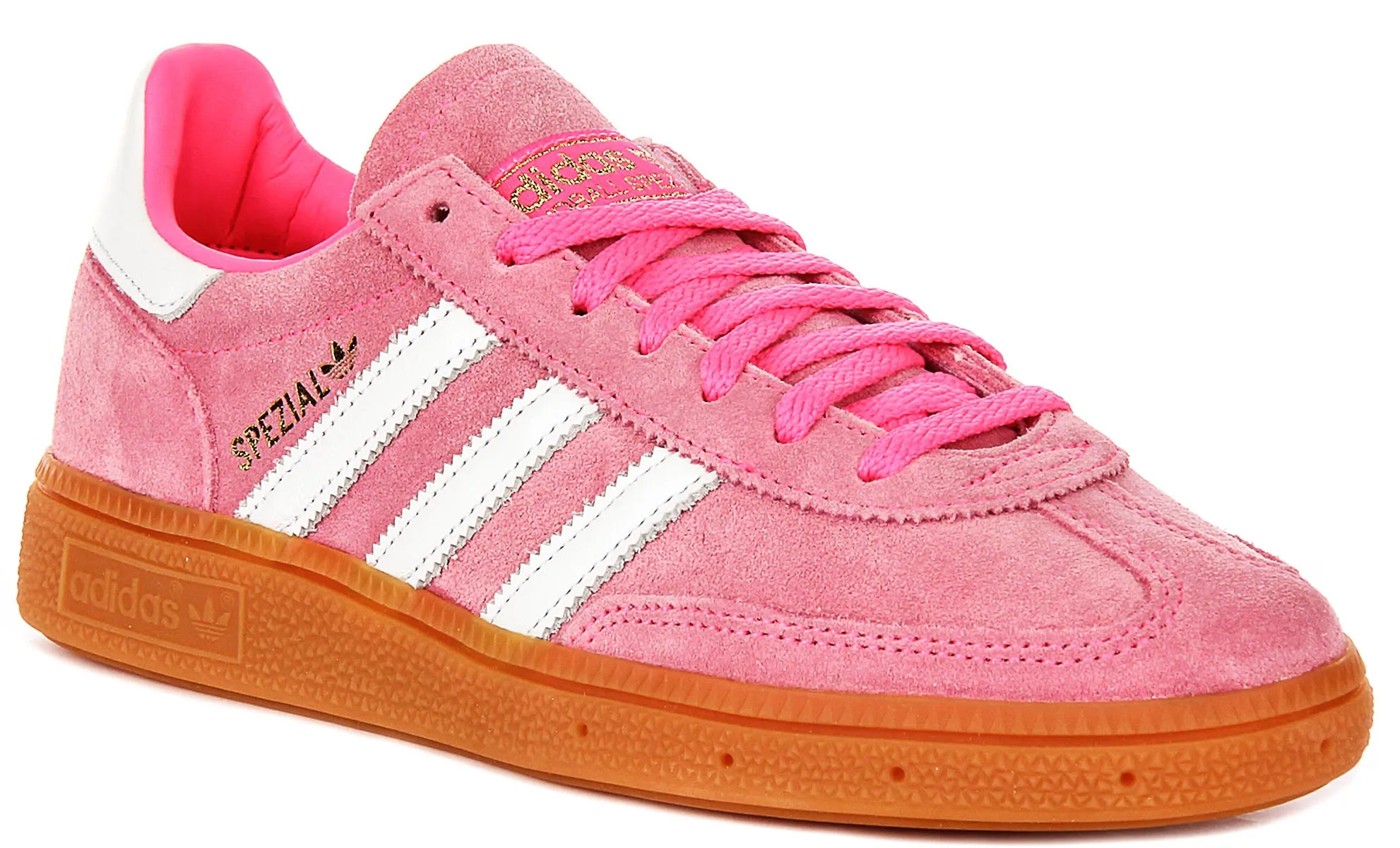 maximalist running shoes running for a way to stay ahead of the game Adidas Handball Spezial In Pink White For Women