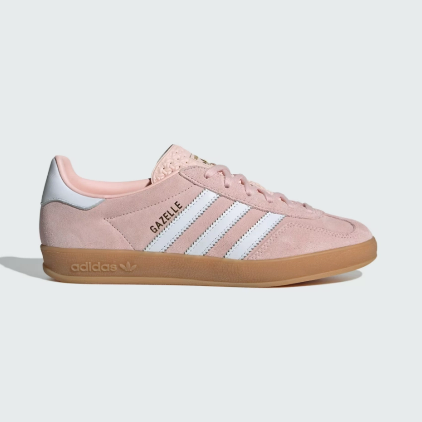 traction shoes winter use adidas - Gazelle Indoor - Sandy Pink/Cloud White - Women's [IH5484]
