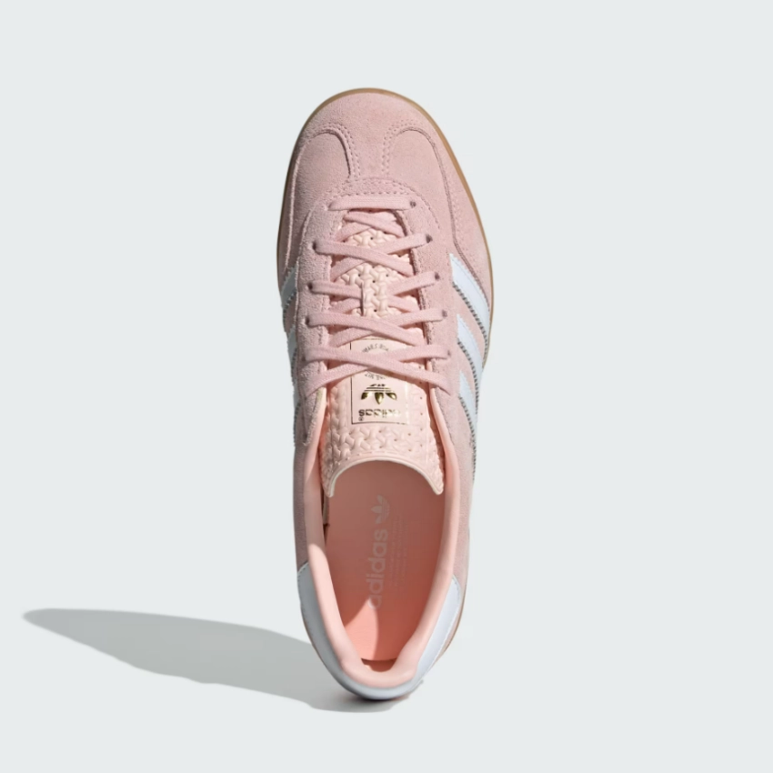 adidas - Gazelle Indoor - Sandy Pink/Cloud White - Women's [IH5484] Optimal Balance