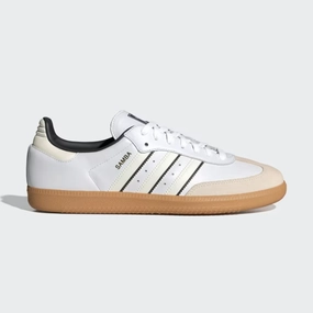 men's athletic footwear Anaerobic exercise adidas - Samba OG - Cloud White/Black - Unisex [ID1480]