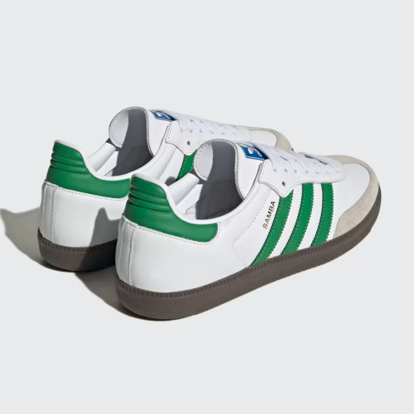 adidas - Samba OG - Cloud White/Green - Unisex [IG1024] Traction Upgrade