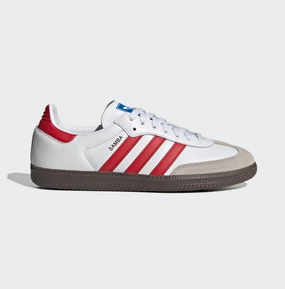 adidas - Samba OG  - White/Better Scarlet - Unisex [IG1025] reinforced - toe shoes