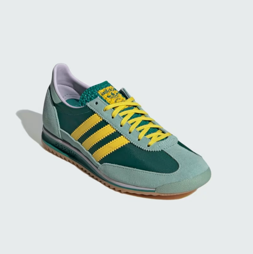 adidas - SL 72 OG - Active Green/Yellow - Women's [JH7391] Semi - soft Insole