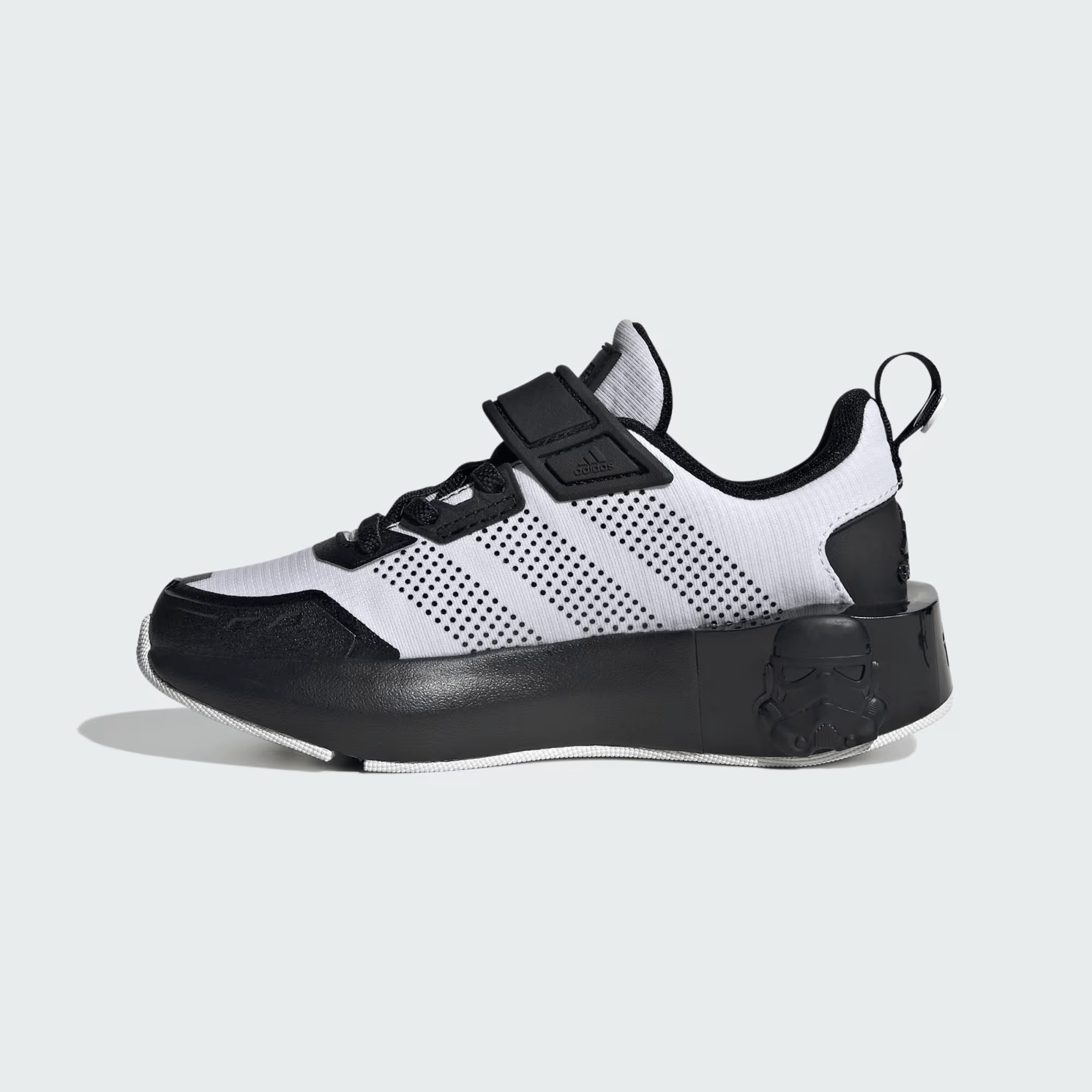 adidas - Star Wars Runner EL - Black/White - Kids [ID0378] Lightweight Interior Concept