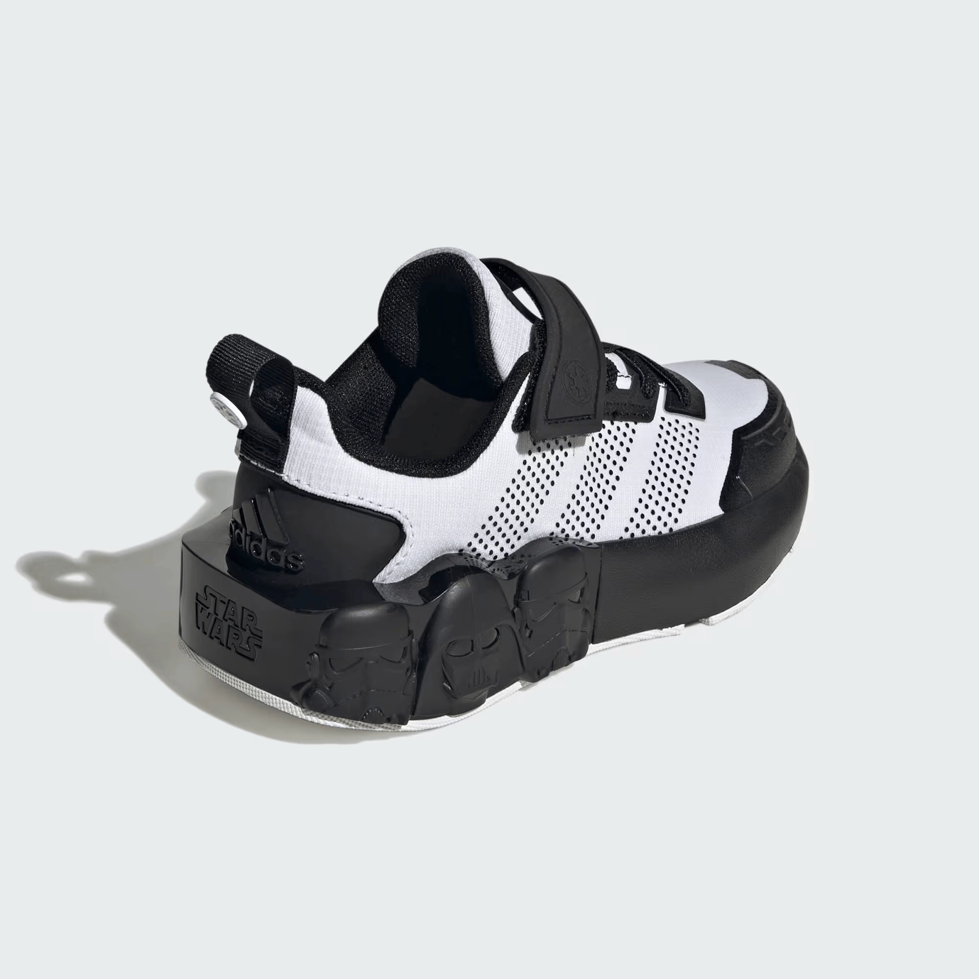 adidas - Star Wars Runner EL - Black/White - Kids [ID0378] Lightweight Interior Concept