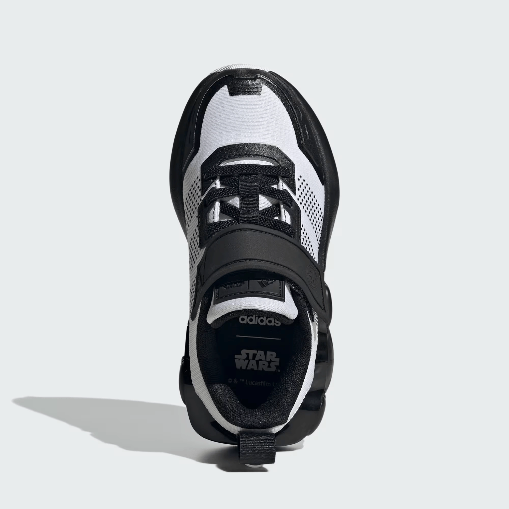adidas - Star Wars Runner EL - Black/White - Kids [ID0378] Lightweight Interior Concept