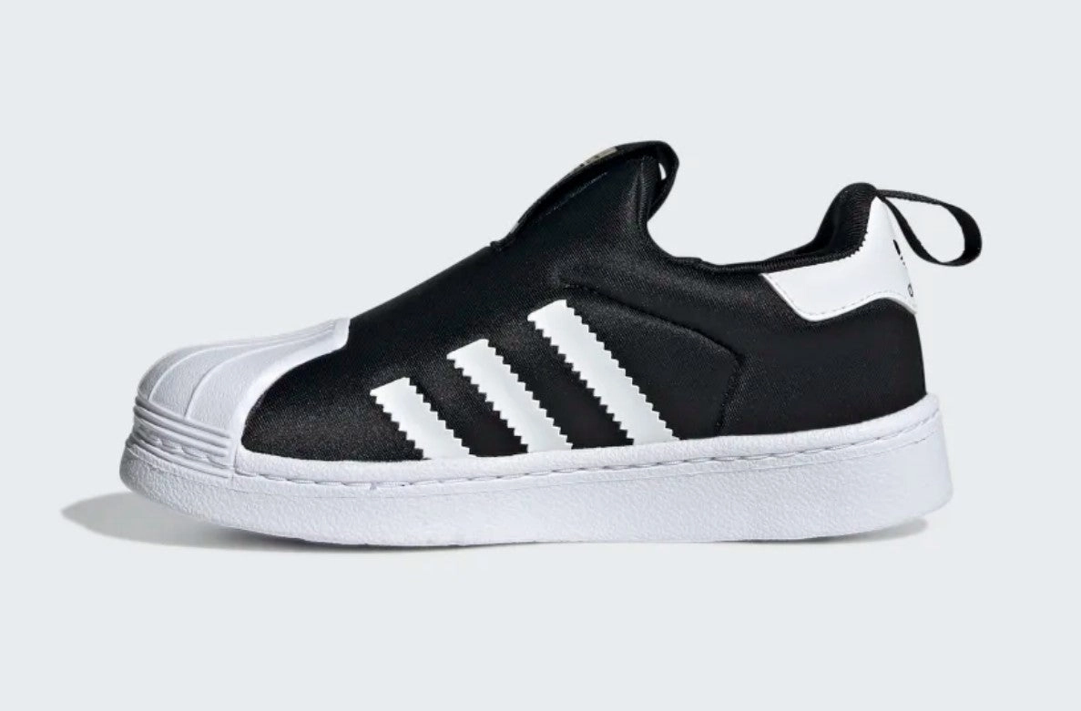 adidas - Superstar 360 C - Black/White/Gold Metallic - Kids [GX3231] Comfort - Focused Features