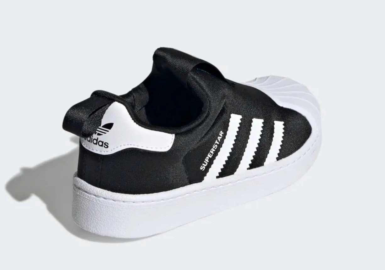 adidas - Superstar 360 C - Black/White/Gold Metallic - Kids [GX3231] Comfort - Focused Features