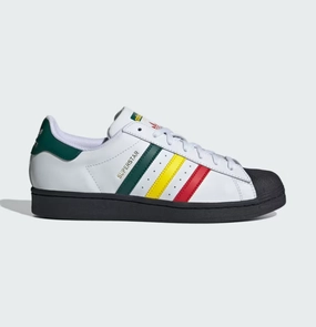 adidas - Superstar - Cloud White/Yellow/Collegiate Green - Unisex [IH3120] summer running shoe climate