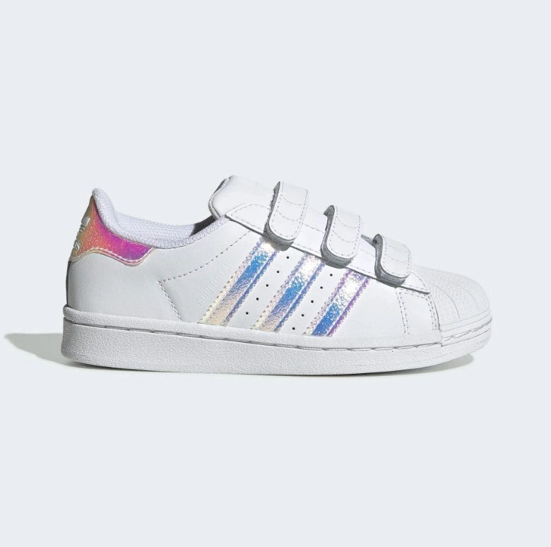 Team sports marathon runner shoes adidas - Superstar CF C -  Cloud White - Kids [FV3655]