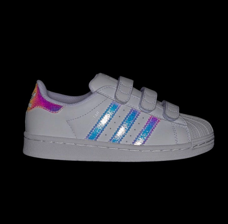 adidas - Superstar CF C -  Cloud White - Kids [FV3655] Motion Return