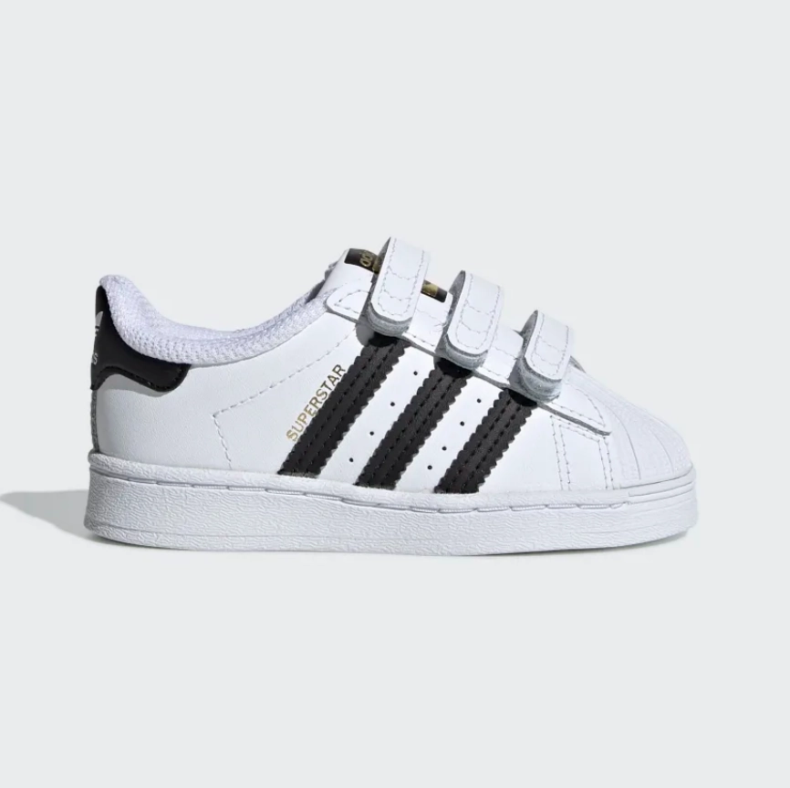adidas - Superstar Cf Inf - Cloud White/Black - Kids [EF4842] tempo - run shoes