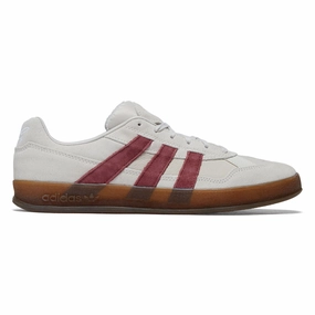 Rugged Grip Urban Motion Adidas Aloha Super Shoes - Aluminum/Shadow Red/Gum