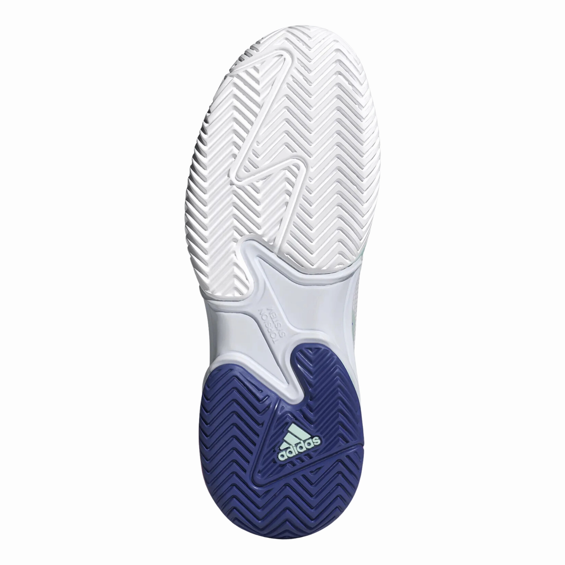 Adidas Barricade 13 Men Tennis Shoes - White/LUCBLU/SEFLAQ Secure Shift