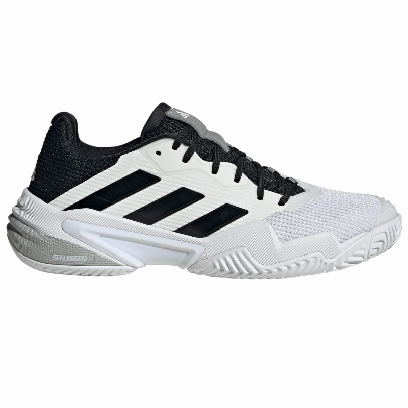 Adidas Barricade 13 Mens White/Core Black/Grey Three Tennis Shoes