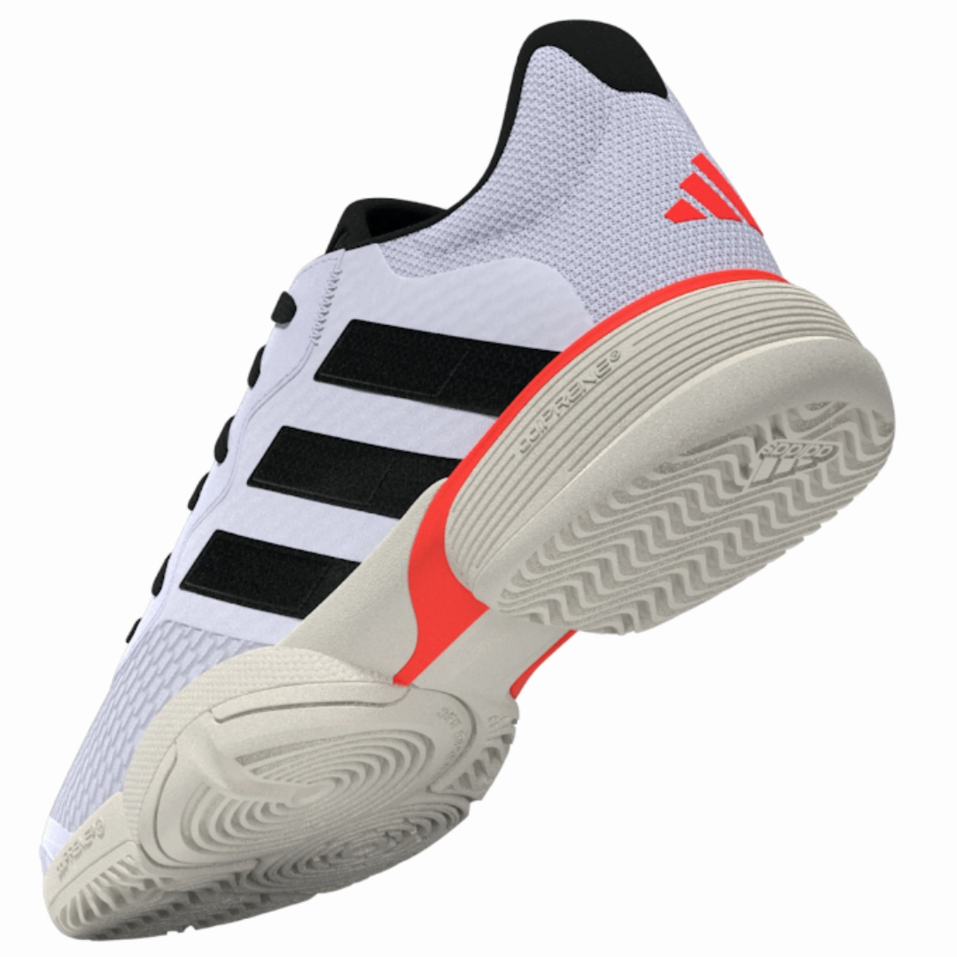 Adidas Barricade Kids Tennis Shoes - Black/White Ankle Lock