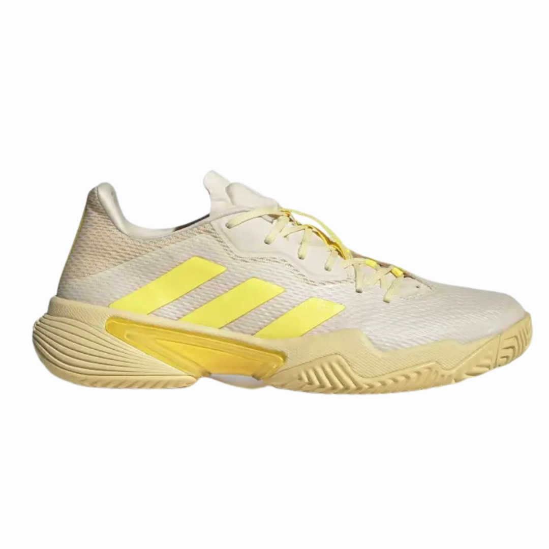 Adidas Barricade Men Tennis Shoes - Ecru Tint/ Beam Yellow/Almost Yellow Cushion Drive