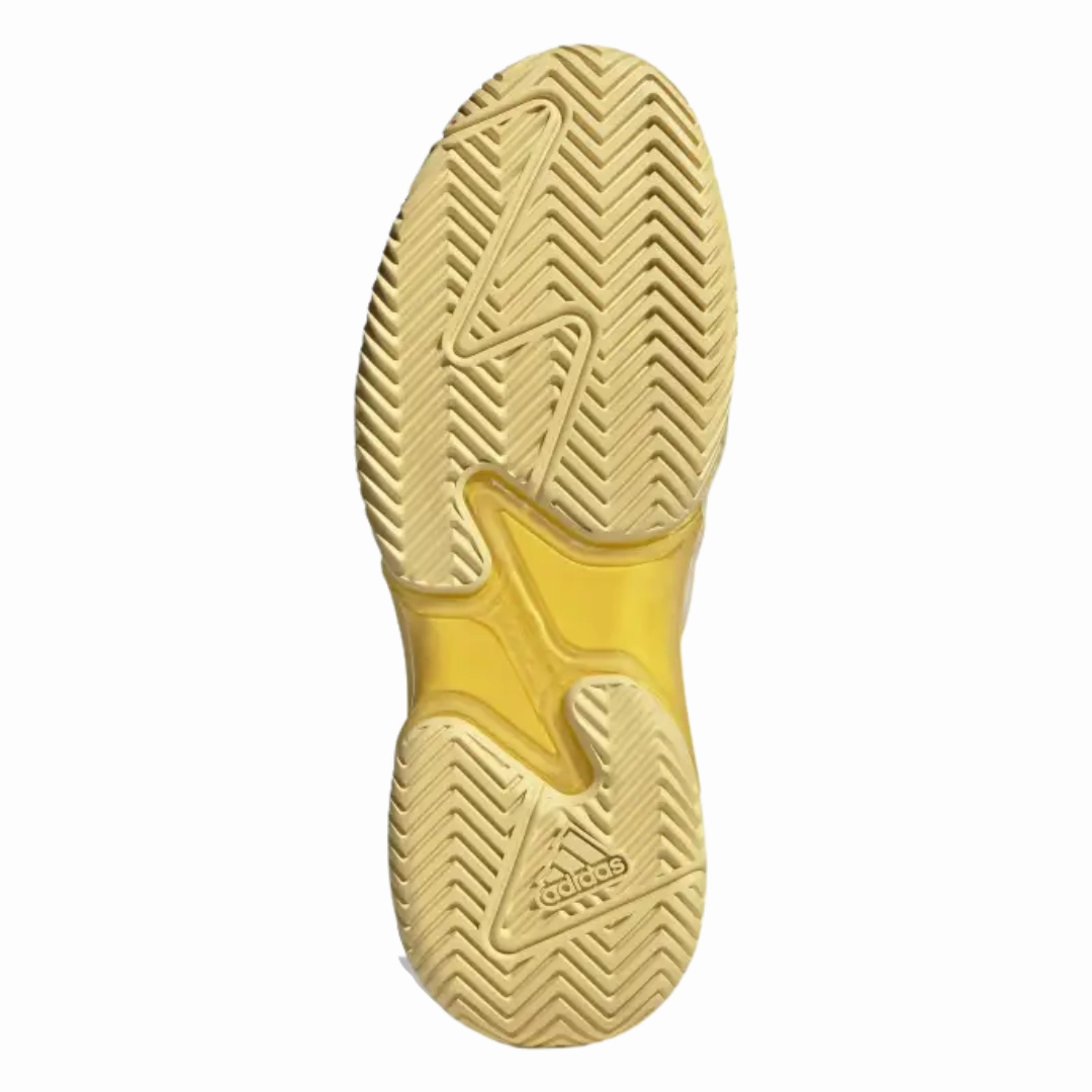 Adidas Barricade Men Tennis Shoes - Ecru Tint/ Beam Yellow/Almost Yellow Secure Attachment System