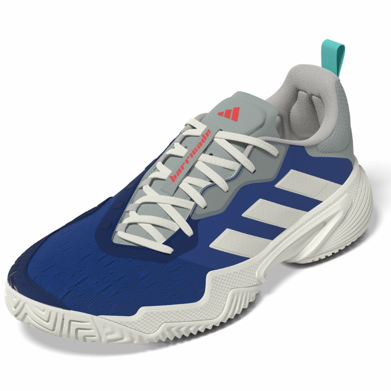 Adidas Barricade Womens Tennis Shoes - Royale Blue / White Flow Shift