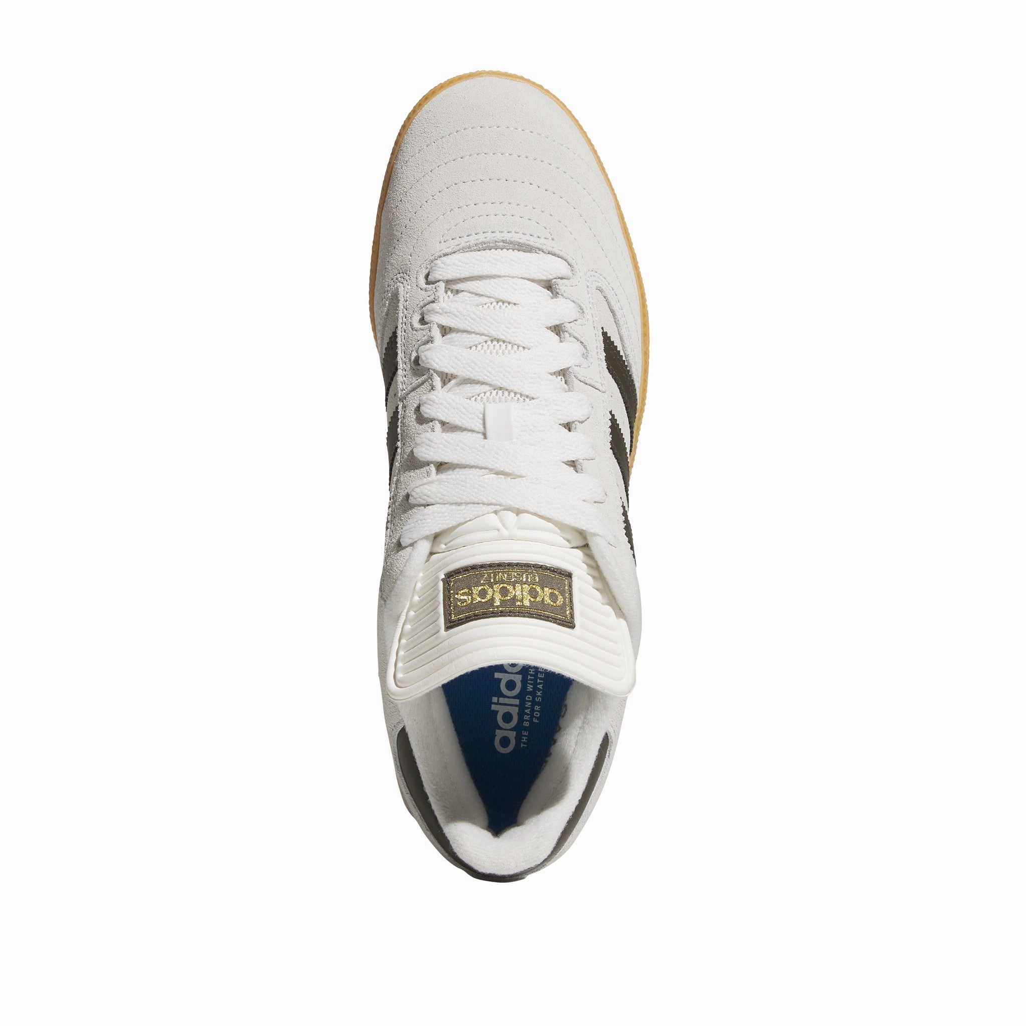 Adidas Busenitz Crystal White/Shaoli/Gum High Flexibility Specification