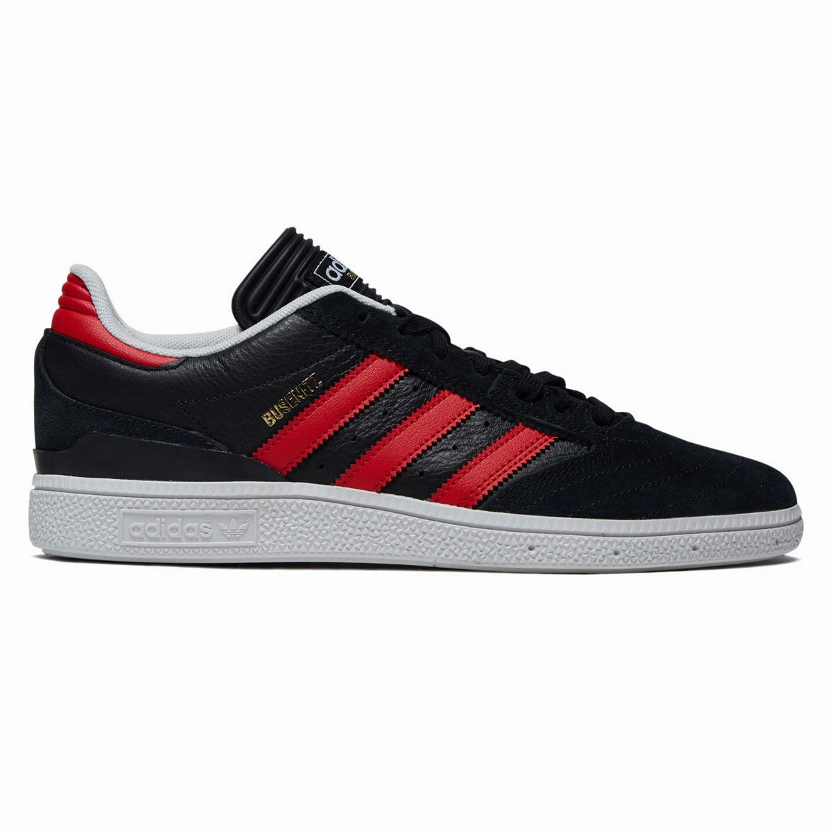 Adidas Busenitz Shoes - Core Black/Better Scarlet/Ftwr White Board Support Fit