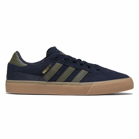 Reinforced toe Lightweight Step Adidas Busenitz Vulc II Shoes - Legend Ink/Olive Strata/Gold Metallic