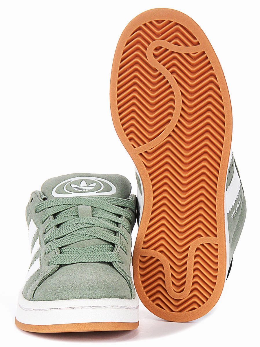 Adidas Campus 00S In Green For Youth Subtle
