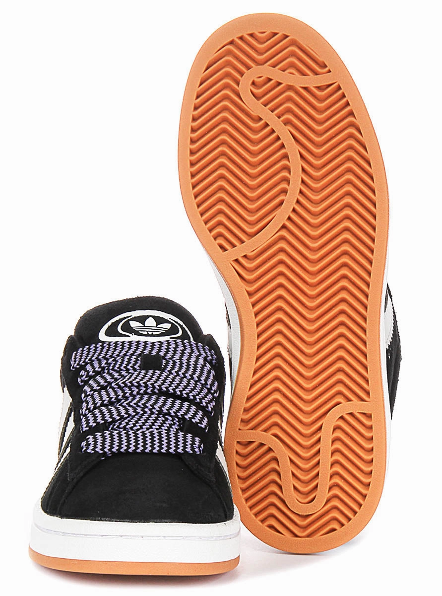 Adidas Campus 00S J In Black White For Youth Cushioned Layer